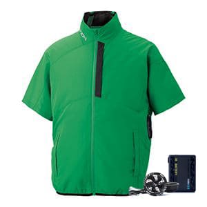 ファン付き作業着 半袖｜空調風神服セット・2026モデル 30Vバッテリー