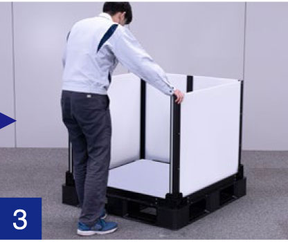 岐阜プラスチック工業 テクセルスリーブボックス(パレット一体 岐阜プラスチック工業 テクセルスリーブボックス(パレット一体