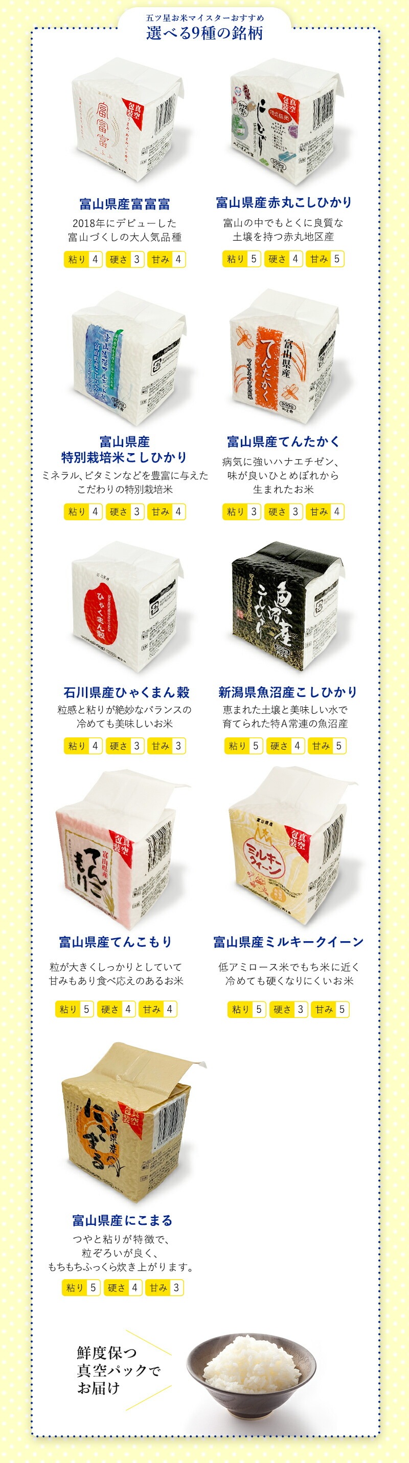 選べるプチギフト 2つ包み（2銘柄） 黄色