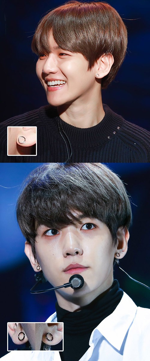 韓国スター アクセサリー Exo エクソ のベクヒョンst オスロ ピアス Earring 2個1セット 3種1択 スターアクセサリー Exo エクソ 韓流ショップ