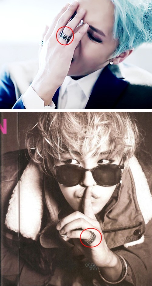 韓国スター アクセサリー Bigbangのg Dragon Vixxのravist ブラック ピース ハーツ リング Ring 指輪 10種1択 スターアクセサリー その以外の歌手 韓流ショップ