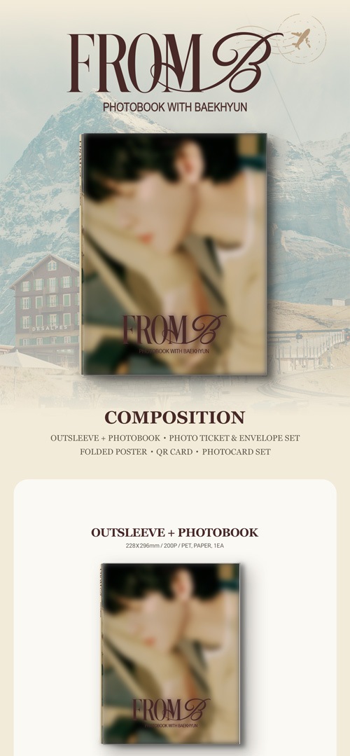 韓国スター写真集 EXOのベクヒョン PHOTOBOOK [FROM B] A Ver. (フォト