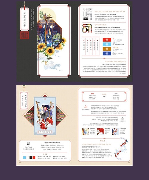 韓国書籍 BANAの韓国タロット 解説集+タロットカードSET | 韓国版本