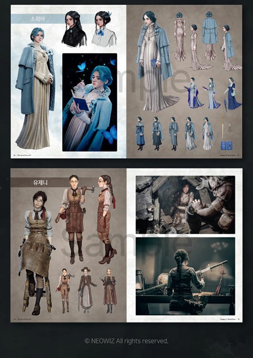 韓国書籍 ゲーム'Lies of P'の公式アートブック 「THE ART OF LIES OF