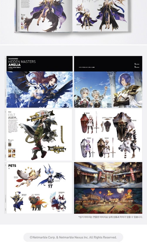 韓国書籍 モバイルrpgセブンナイツの5周年記念のアートブック The Art Of Seven Knights Vol 3 限定版 洋装本 本 ドラマ小説 漫画 アートブック 韓流ショップ