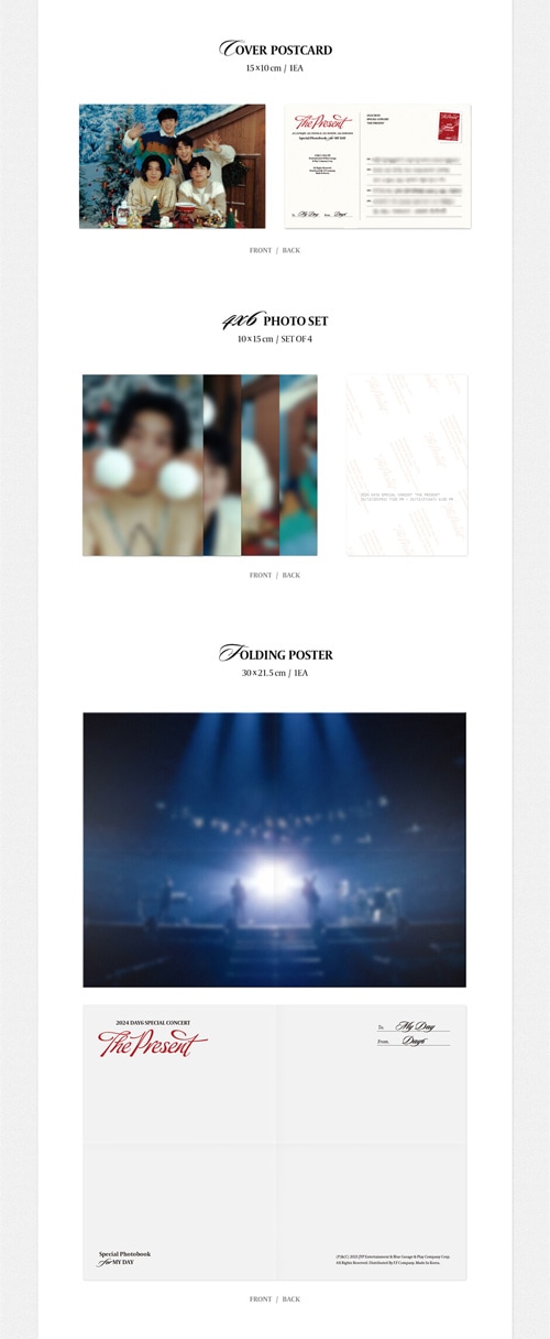 初回限定特典] 韓国スター写真集 DAY6 (デイシックス) 2024 SPECIAL