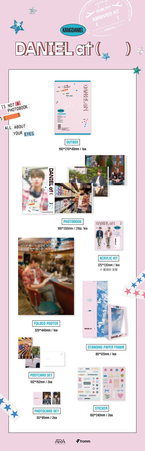 韓国スター写真集 カン・ダニエル PHOTOBOOK [DANIEL at ( )] (予約