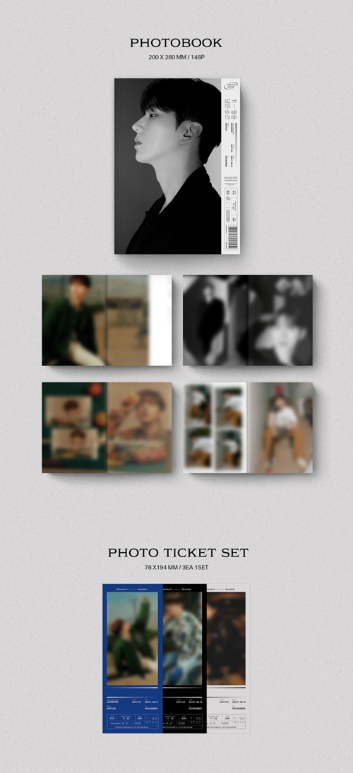 予約特典] 韓国スター写真集 MONSTA Xのキヒョン PHOTOBOOK [11月を