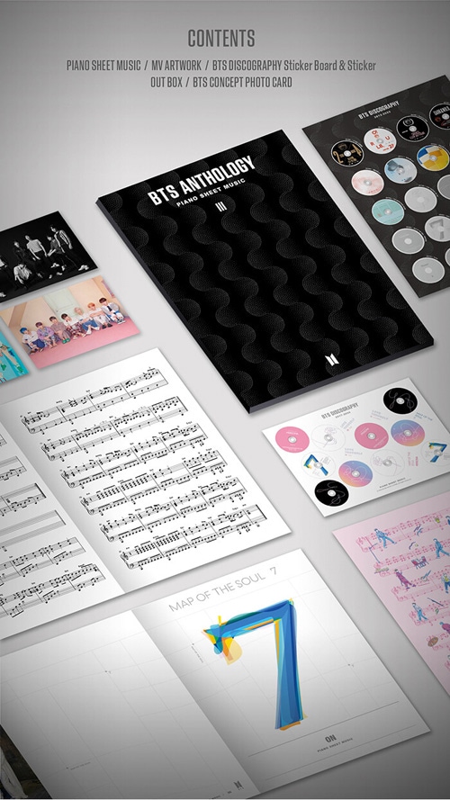 ☆しおり贈呈☆韓国楽譜集 防弾少年団 HYBE公式楽譜 「BTS Piano Sheet