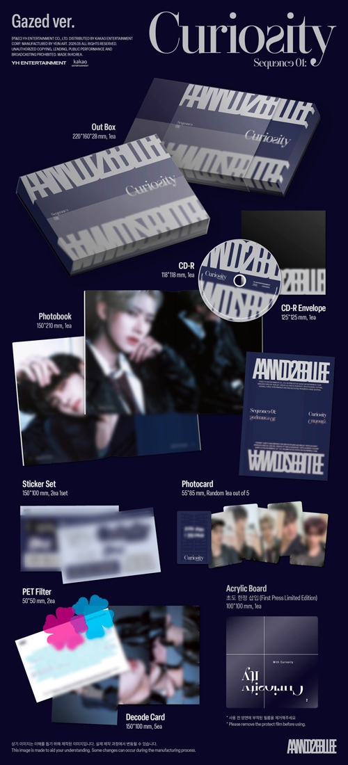 AND2BLE Curiosity 新品未開封　3形態セット×6 3種セット／初回限定特典] 韓国音楽 AND2BLE (アンダブル) - 1st ミニ
