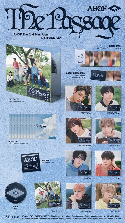 9種セット] 韓国音楽 AHOF (アホプ) - 2nd ミニアルバム 「The Passage