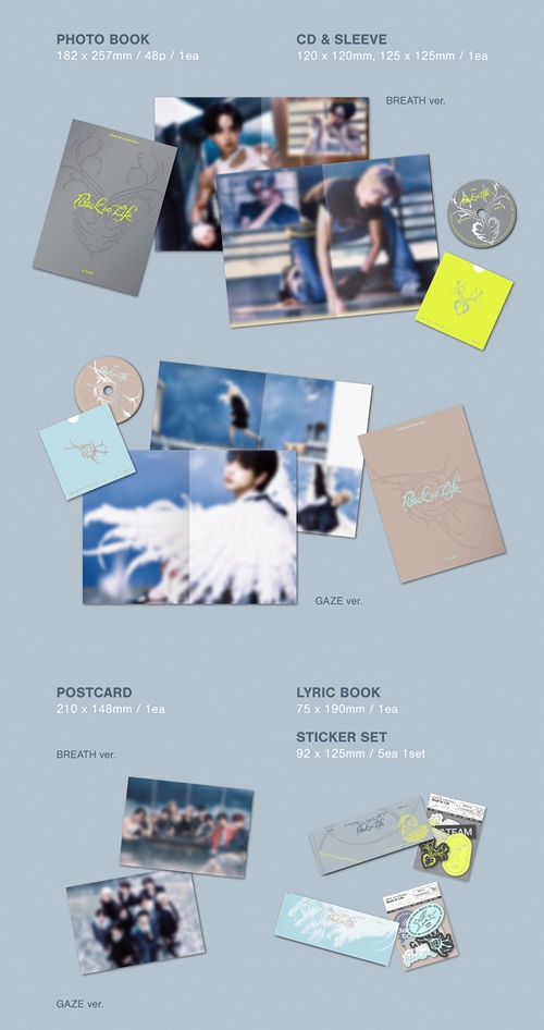 韓国音楽 &TEAM (エンティーム) - KR 1st ミニアルバム 「Back to Life