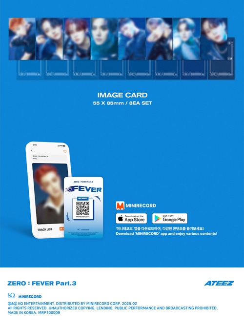 韓国音楽 ATEEZ (エイティーズ) - 7th ミニアルバム 「ZERO : FEVER