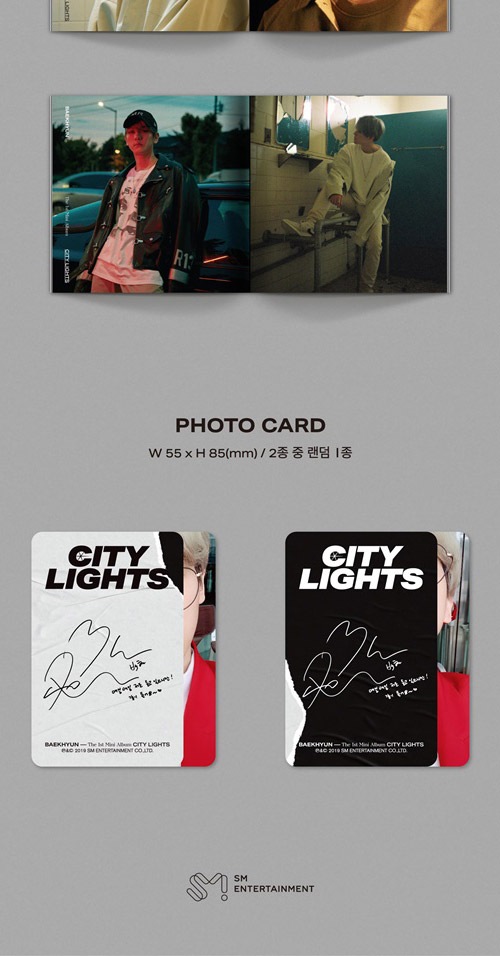韓国音楽 EXOのベクヒョン 初ソロアルバム - City Lights (1ST
