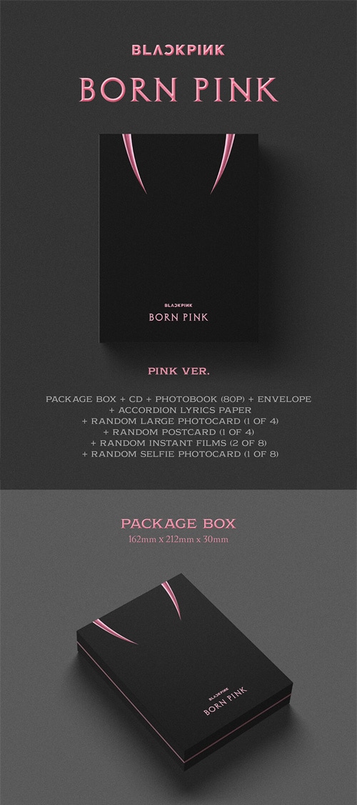 韓国音楽 BLACKPINK (ブラックピンク) - 2集 「BORN PINK」 BOX SET
