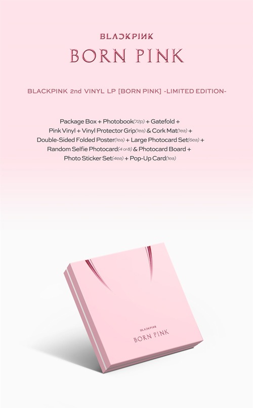 BLACKPINK トレカ 4枚セット 台紙付 Born Pink LP BOX