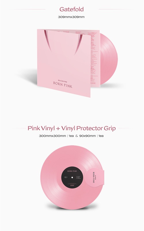韓国音楽 BLACKPINK (ブラックピンク) 2集 「BORN PINK」 LP 限定盤 [Pink Vinyl]  (フォトブック72P+コルクマット+折りたたみポスター1種+大型フォトカード6種+フォトカード4種+ステッカー4種+ポップアップカード1種) CD  女性アーティスト,BLACKPINK 韓流ショップ