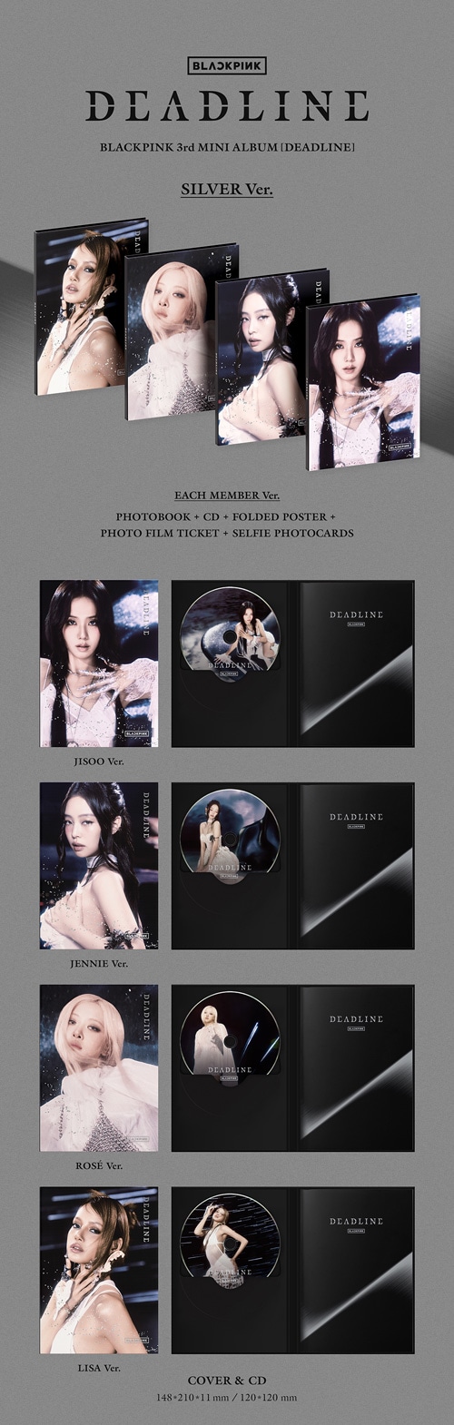 初回限定特典／4種セット] 韓国音楽 BLACKPINK (ブラックピンク) - 3rd