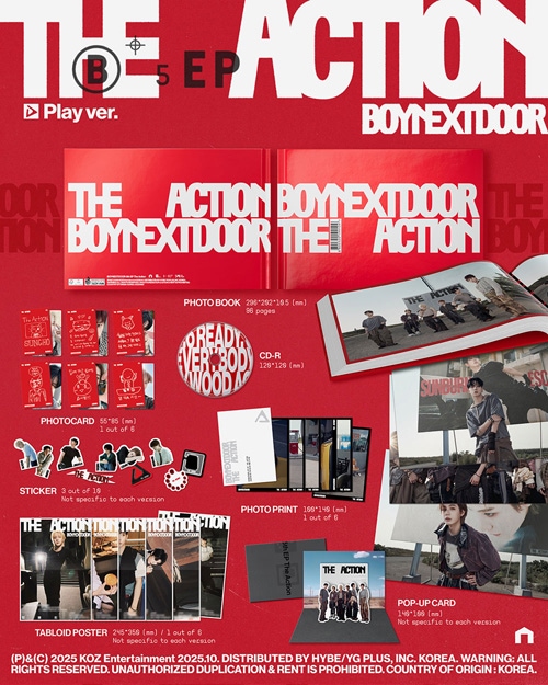韓国音楽 BOYNEXTDOOR (ボーイネクストドア) - 5th EP 「The Action