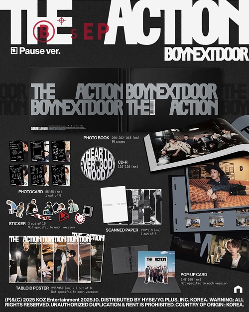 韓国音楽 BOYNEXTDOOR (ボーイネクストドア) - 5th EP 「The Action