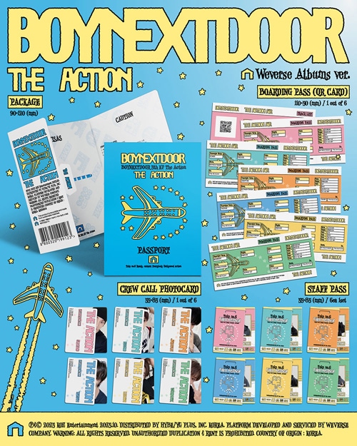 韓国音楽 BOYNEXTDOOR (ボーイネクストドア) - 5th EP 「The Action