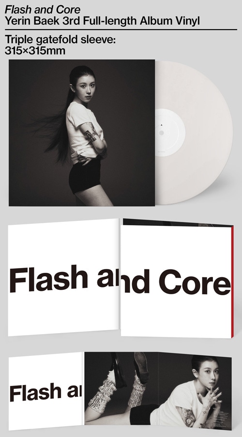 韓国音楽 ペク・イェリン - 3集 「Flash and Core」 2LP [180g White