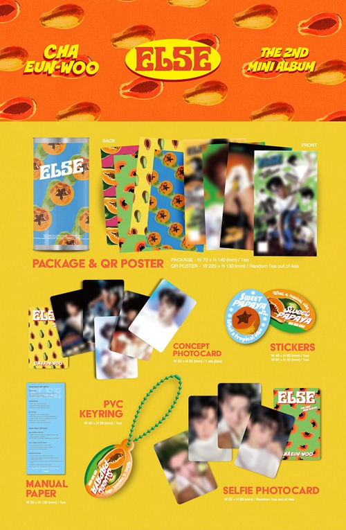 韓国音楽 ASTROのチャ・ウヌ - 2nd ミニアルバム 「ELSE」 Kiwee Ver