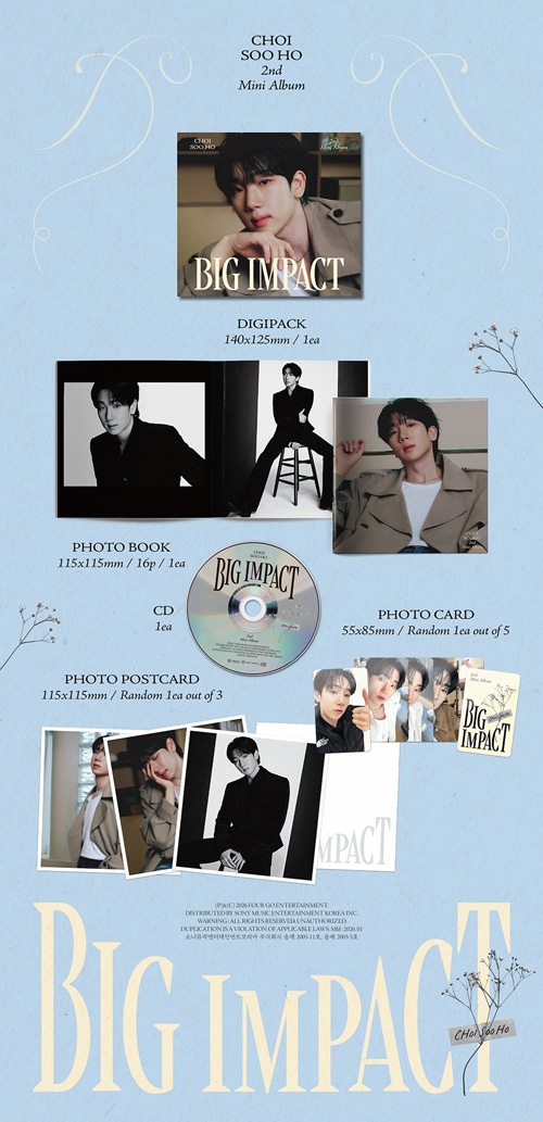 韓国音楽 チェ・スホ - 2nd ミニアルバム「BIG IMPACT」 Digipack Ver