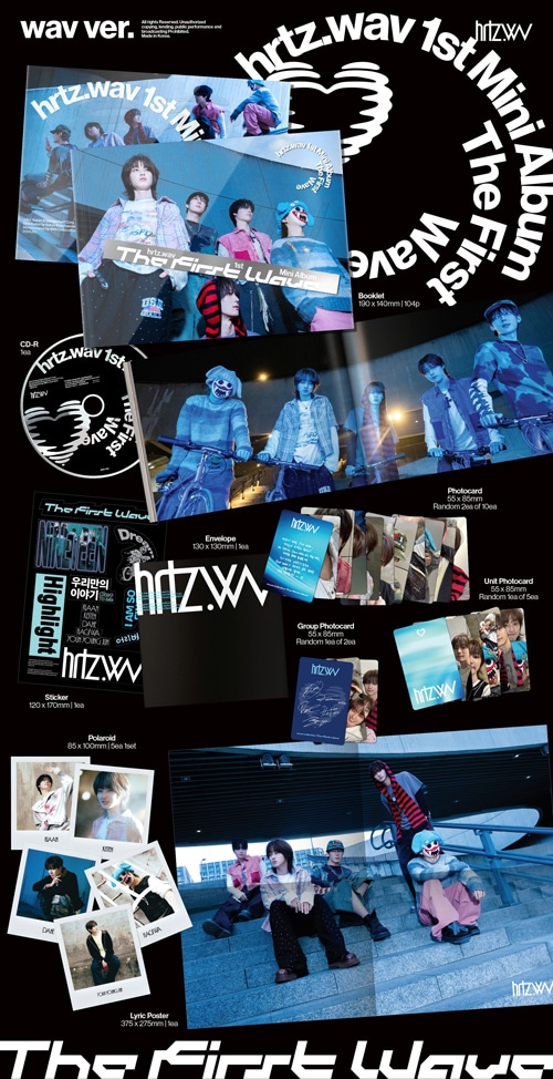 韓国音楽 hrtz.wav (ハーツウェーブ) - 1st ミニアルバム 「The First