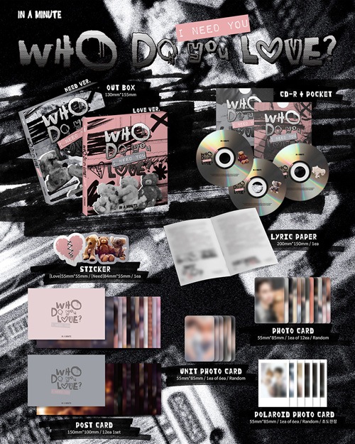 初回限定特典] 韓国音楽 IN A MINUTE - 2nd シングル 「Who Do You