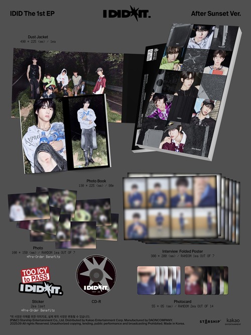 韓国音楽 IDID (アイディッド) - 1st ミニアルバム 「I did it