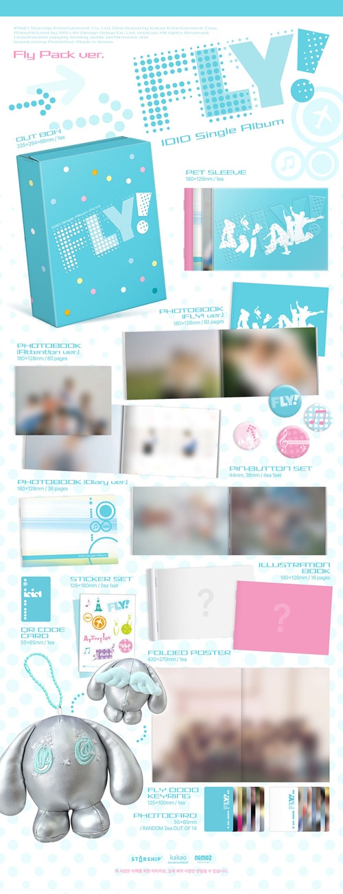 韓国音楽 IDID (アイディッド) - 1st シングル 「FLY!」 Fly Pack Ver
