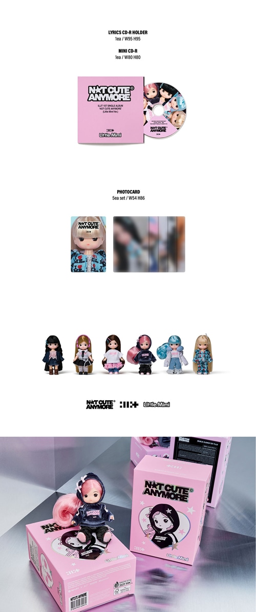 韓国音楽 ILLIT (アイリット) - 1st シングル 「NOT CUTE ANYMORE