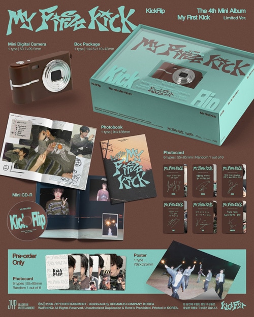 初回限定特典] 韓国音楽 KickFlip (キックフリップ) - 4th ミニ
