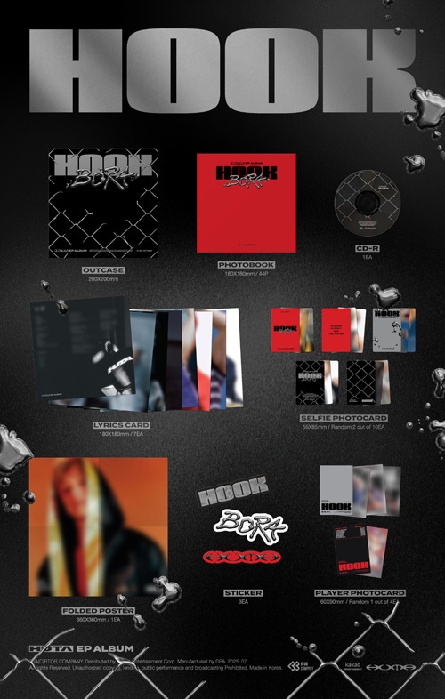 韓国音楽 BTOBのイ・ミンヒョク - EP 「HOOK」 | CD 男性アーティスト