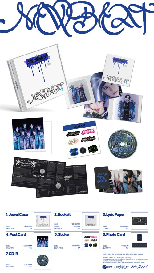 ★非売品◆サインCD◆NEWBEAT◆RAW AND RAD NEWBEAT - [RAW AND RAD] 1st FULL Album JEWEL KISS THE DEVIL