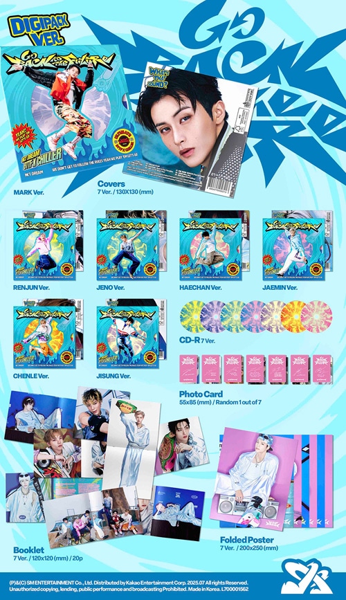 nctdream btff digipack 本体トレカ21枚セット 新品未開封 韓国音楽 NCT DREAM - 5集 「Go Back To The Future」 Digipack Ver