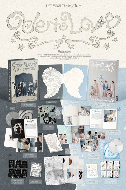 韓国音楽 NCT WISH - 1集 「Ode to Love」 Package Ver. (ランダム発送