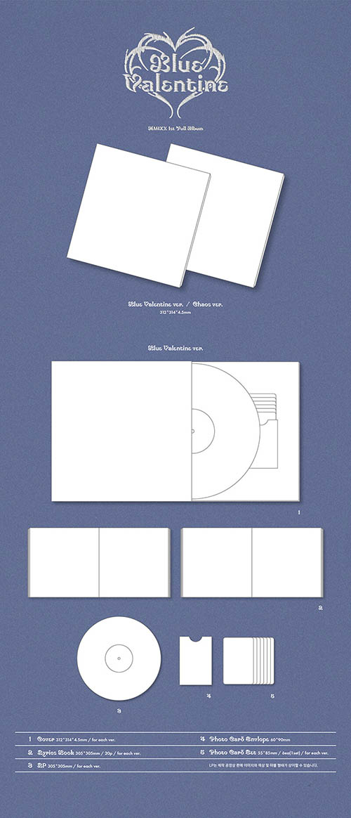 NMIXX blue valentine lp レコード　アルバム　新品未開封 jp.ktown4u.com : NMIXX - 正規アルバム1集 [Blue Valentine