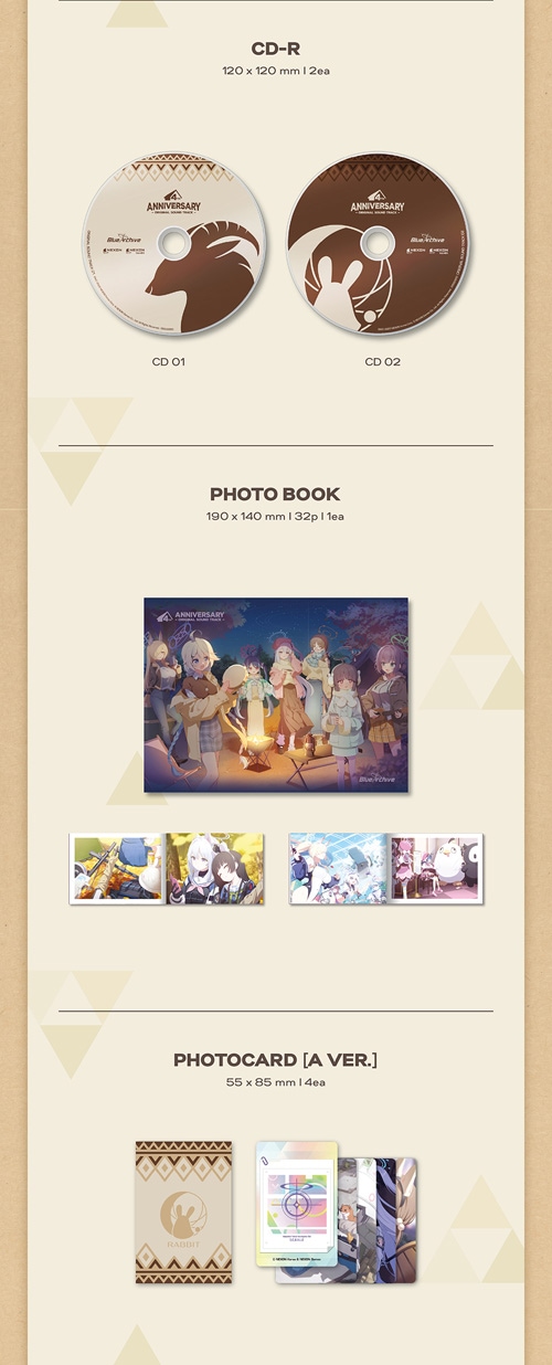 初回限定ポスター] 韓国音楽 ブルーアーカイブ -Blue Archive- 4周年