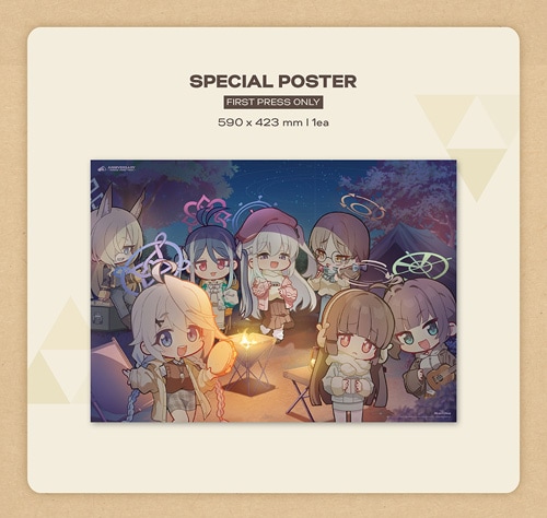 初回限定ポスター] 韓国音楽 ブルーアーカイブ -Blue Archive- 4周年