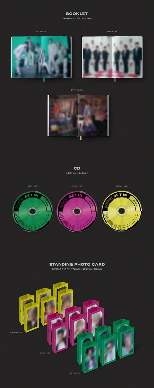 韓国音楽 P1Harmony (ピーワンハーモニ) - HARMONY : SET IN  (バージョン選択/CD+ブックレット96P+スタンドフォトカード1種+ロゴタグ1種+フォトスタンプ1種+スペシャルフォトカード1種+フォトカード1種)  | CD 男性アーティスト