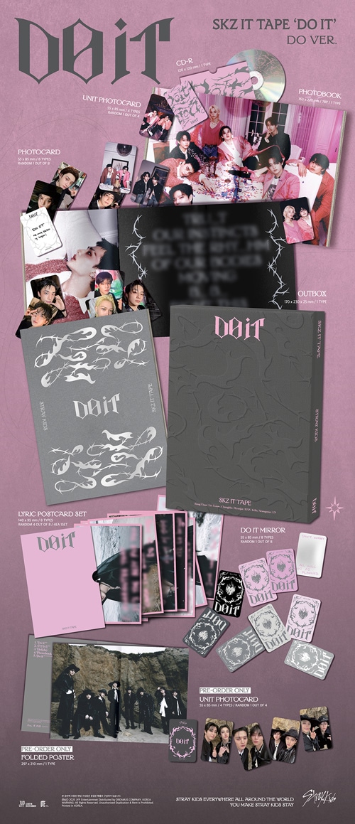 韓国音楽 Stray Kids (ストレイキッズ) - SKZ IT TAPE 「DO IT」 DO
