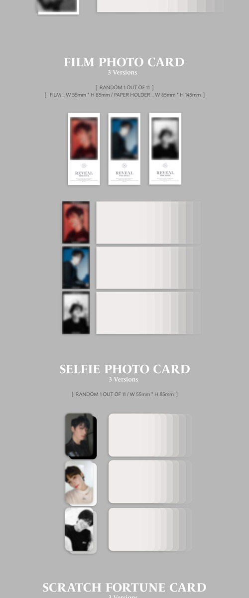 韓国音楽 THE BOYZ (ザ・ボーイズ) - 1集 「REVEAL」 (ランダム発送