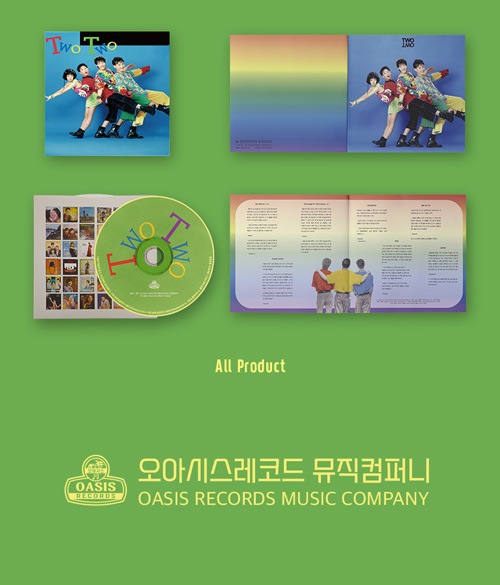 韓国音楽 TWO TWO (ツーツー) - 1集 「TWO TWO」 | CD 混成グループ,T