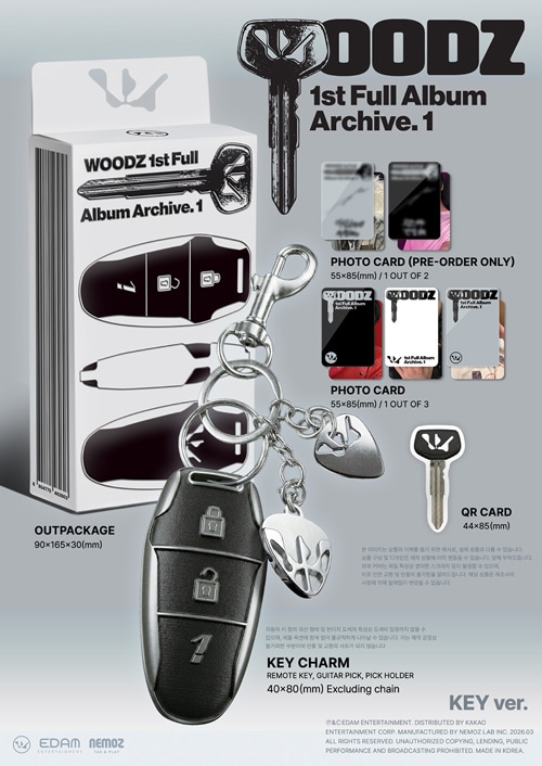初回限定特典] 韓国音楽 WOODZ (チョ・スンヨン) - 1集 「Archive. 1