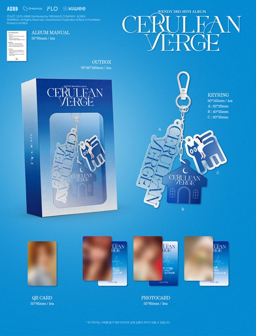 韓国音楽 Red Velvetのウェンディ - 3rd ミニアルバム 「Cerulean