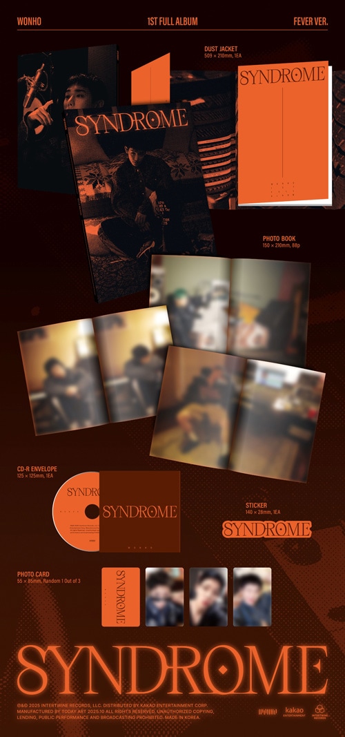 韓国音楽 ウォノ - 1集 「SYNDROME」 (ランダム発送) | CD 男性