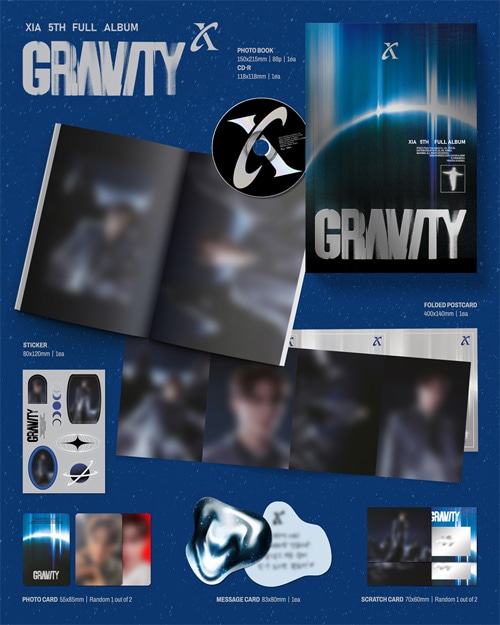 韓国音楽 キム・ジュンス (XIA) - 5集 「GRAVITY」 Cosmic Ver. (予約