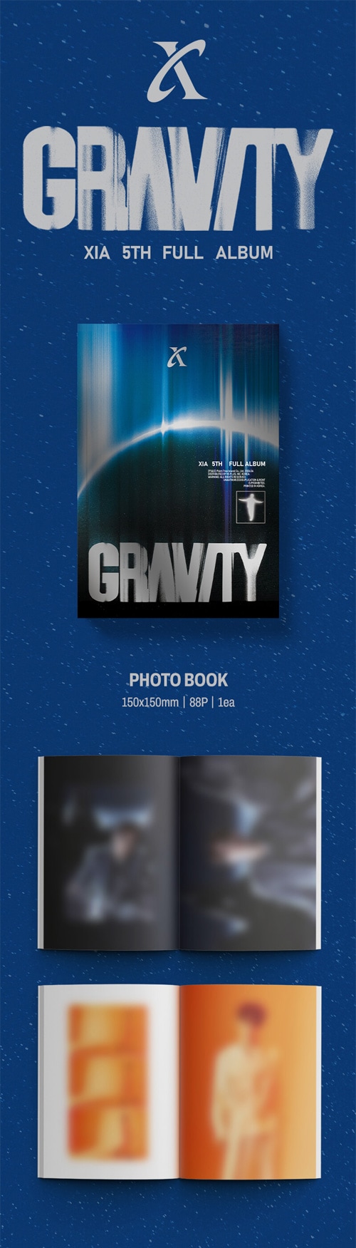 韓国音楽 キム・ジュンス (XIA) - 5集 「GRAVITY」 Cosmic Ver. | CD